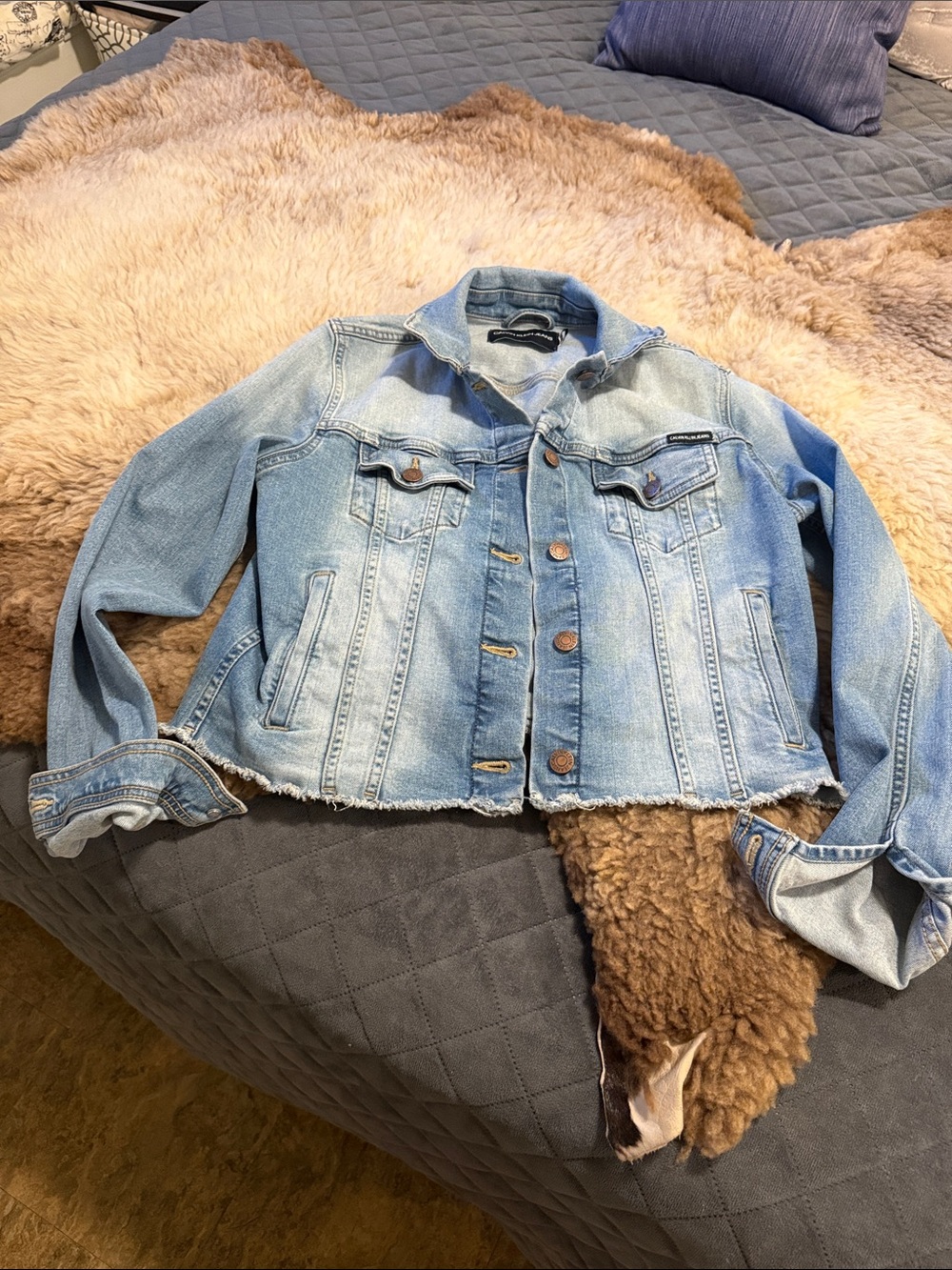 Calvin Klein Jeans  Denim Jacket washed but never worn
